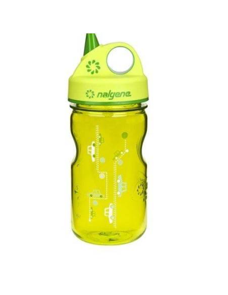 Nalgene 'Everyday' Grip-n-Gulp 0,35 L, zelena s motivom autića