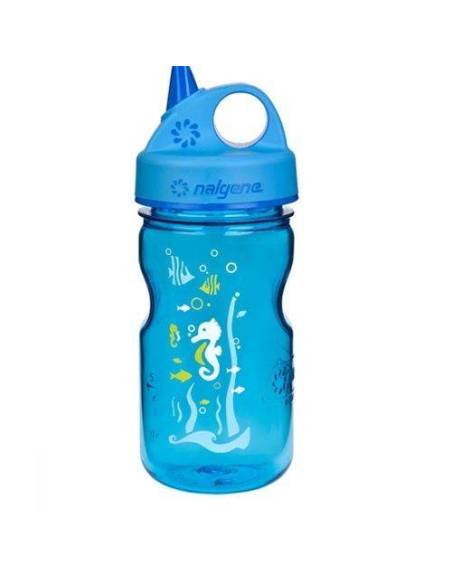 Nalgene 'Everyday' Grip-n-Gulp 0,35 L, modra, morski konjiček