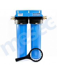 MESEC BigDuplex 20, ohišje filtra za vodo (brez filtrirnih vložkov)