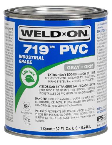 WELDON 1000g, ljepilo za PVC-U fitinge (spojnice) i cijevi