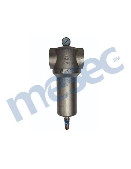 MESEC RBM-S 4", filter s ručnim ispiranjem, s manometrom