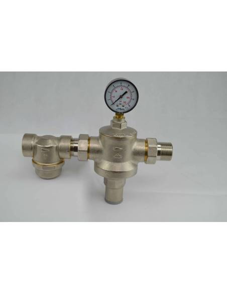 Rinox MM, 1" regulator tlaka, PN40, "anti-water hammer", s predfiltrom i manometrom