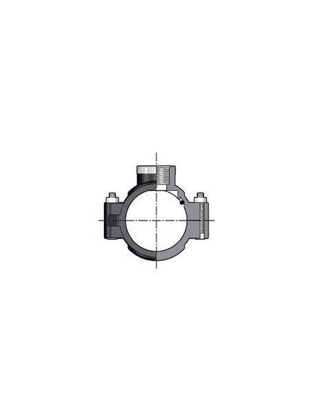 UFM, odcepno sedlo d50 x 1/2'' NN z ojačitvijo, PN10