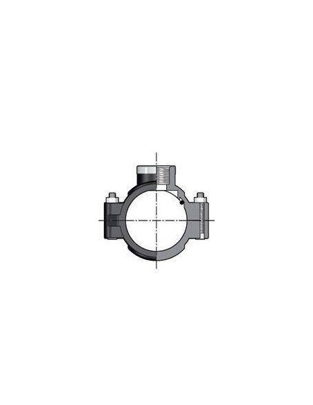 UFM, odcepno sedlo d63 x 1 1/2'' NN z ojačitvijo, PN10