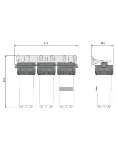 AQUA KRISTAL(R) AK330MPR-N+, pročiščivać pitke vode sa revitalizatorom ABG 2