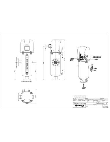 FILBLACK FBK2000 A, DN 80 FLANGE EN 1092, avtomatski samočistilni filter