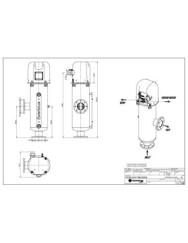 FILBLACK FBK2000 A, DN 100 FLANGE EN 1092, automatski samočisteći filter