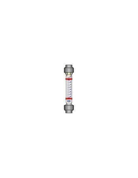 Rotameter FCIV, 50-600 l/h, R3/4'',PVC transp, EPDM, SS