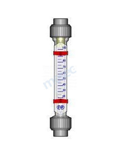 Rotameter FCIV, 1,5-15 l/h, d16, PSU, EPDM, PP črn