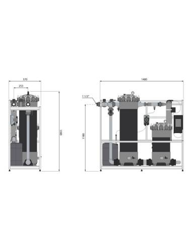 MESEC HVP-660Q UV+DD, filtriranje, UV dezinfekcija + DezDos Pro