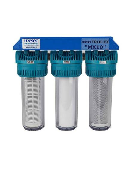 MESEC Triplex "MX10" Pro, vodni filter, priklop 3/4"
