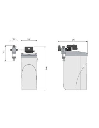 Filter za vodo - Mehčanje vode - HVP-6000-S iSoft | MESEC