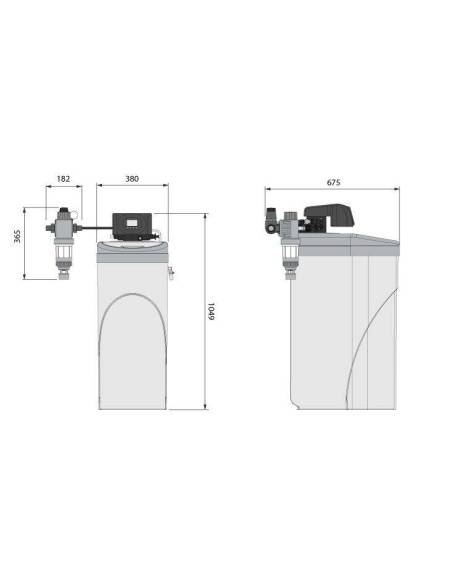 Filter za vodo - Mehčanje vode - HVP-6000-S iSoft | MESEC
