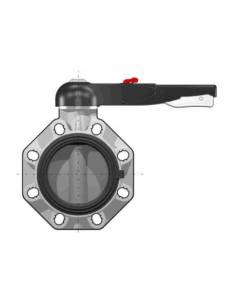 FKOV/LM, prigušujući poklopac d90, DN80, kućište PP/GR, poklopac PVC-U, brtvilo EPDM, PN 10