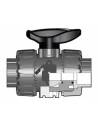 VKDIV, DualBlock®, DN10 do DN50, kroglični ventili, PVC-U